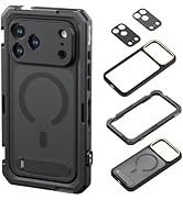 SMALLRIG Mobile Video Cage for iPhone 17 Pro Max, with Phone Case/TPU Soft Frame/T-Mount &amp; 17mm T...
