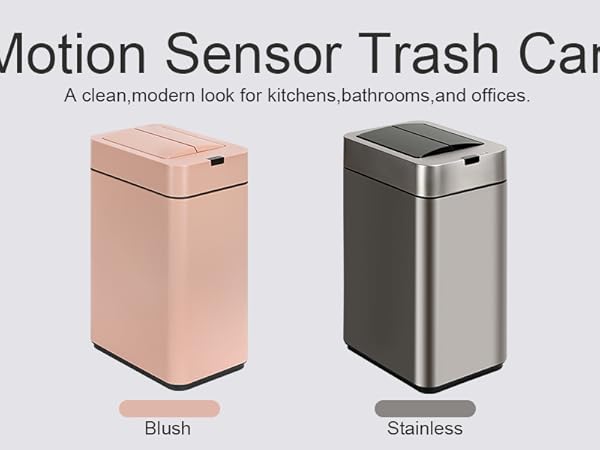 automatic trash can bathroom