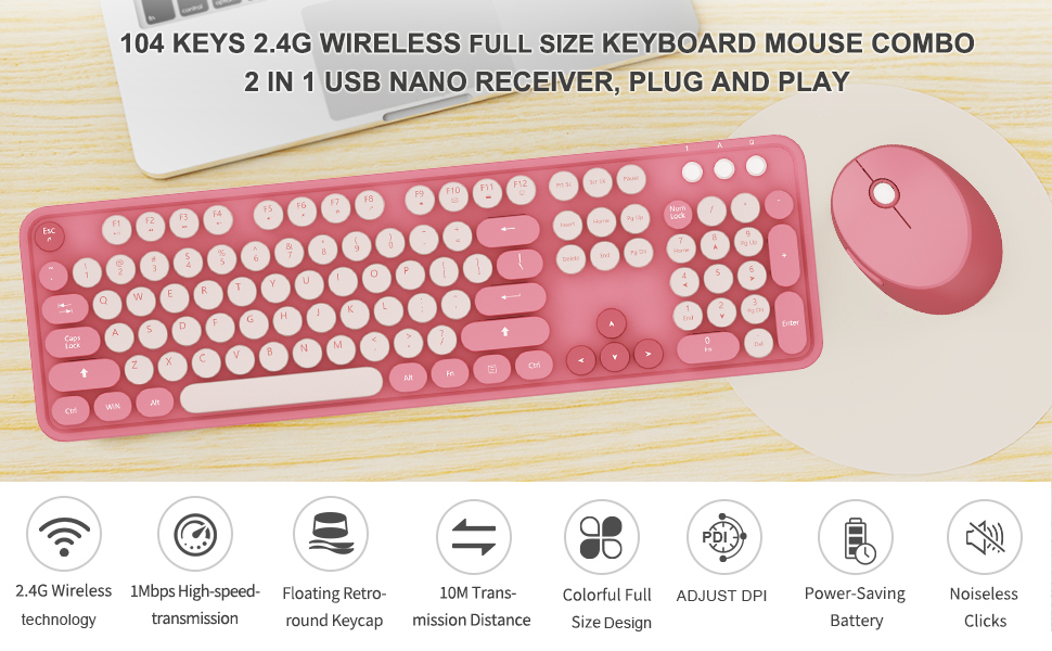 keyboard and mouse red