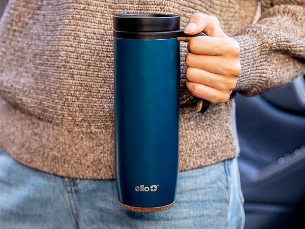 ello magnet travel coffee mug with handle for travel
