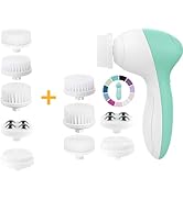 Bundle of Facial Cleansing Brush Opal and 5 Extra Replacement Heads