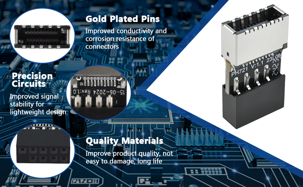 9 pin male to usb 3.1 type-e female converter 