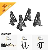 AA-Racks Jetty Saddle Rack for Kayak Carrier Canoe with Stainless Steel Base, Ratchet Straps, Rat...