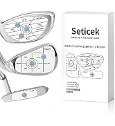 Seticek Golf Impact Tape Labels |Self-Teaching Sweet Spot and Consistency Analysis | Improve Golf...