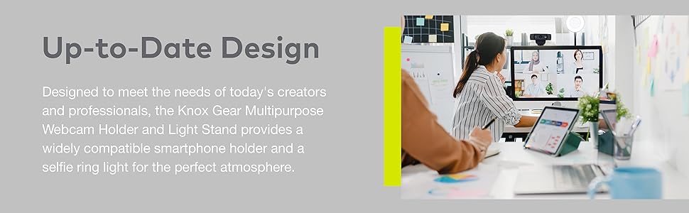 updated design, professionals, creators, smartphones, ring light