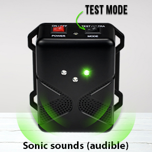 loraffe battery operated rodent repellent ultrasonic test mode