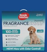 Simple Solution FragranceSmart Odor Control Puppy Training Pads | Green Tea Fragrance Odor Neutr...
