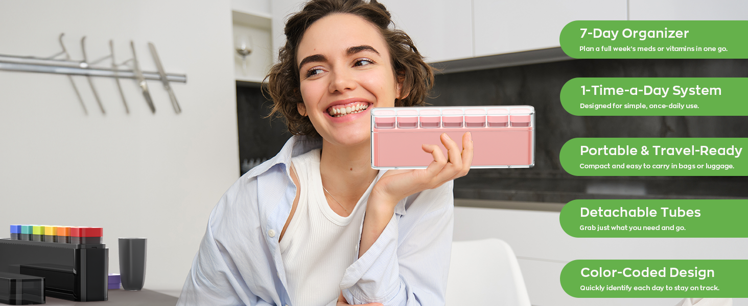 pill organizer once a day