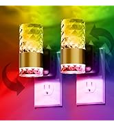 L LOHAS LED Night Light, Night Lights Plug into Wall, 2 Pack 10-Color RGB Change Nightlights,10(@...