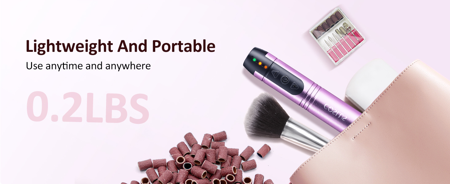 Cordless Nail Drill Electric File Lima de taladro de uñas eléctrica inalámbrica