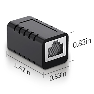 RJ45 Coupler P-4-BK