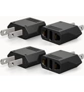 Unidapt US Canada Mexico Travel Plug Adapter, European to US Plug Adapter, Universal Outlet Adapt...