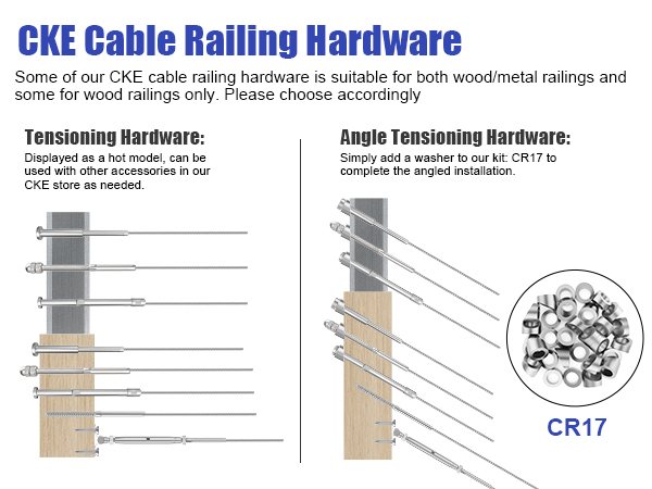 CKE Cable Railing Hardware