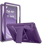 Soke Case for Samsung Galaxy Tab A9 Plus 2023, with Built-in Kickstand, Rugged Shockproof Protect...