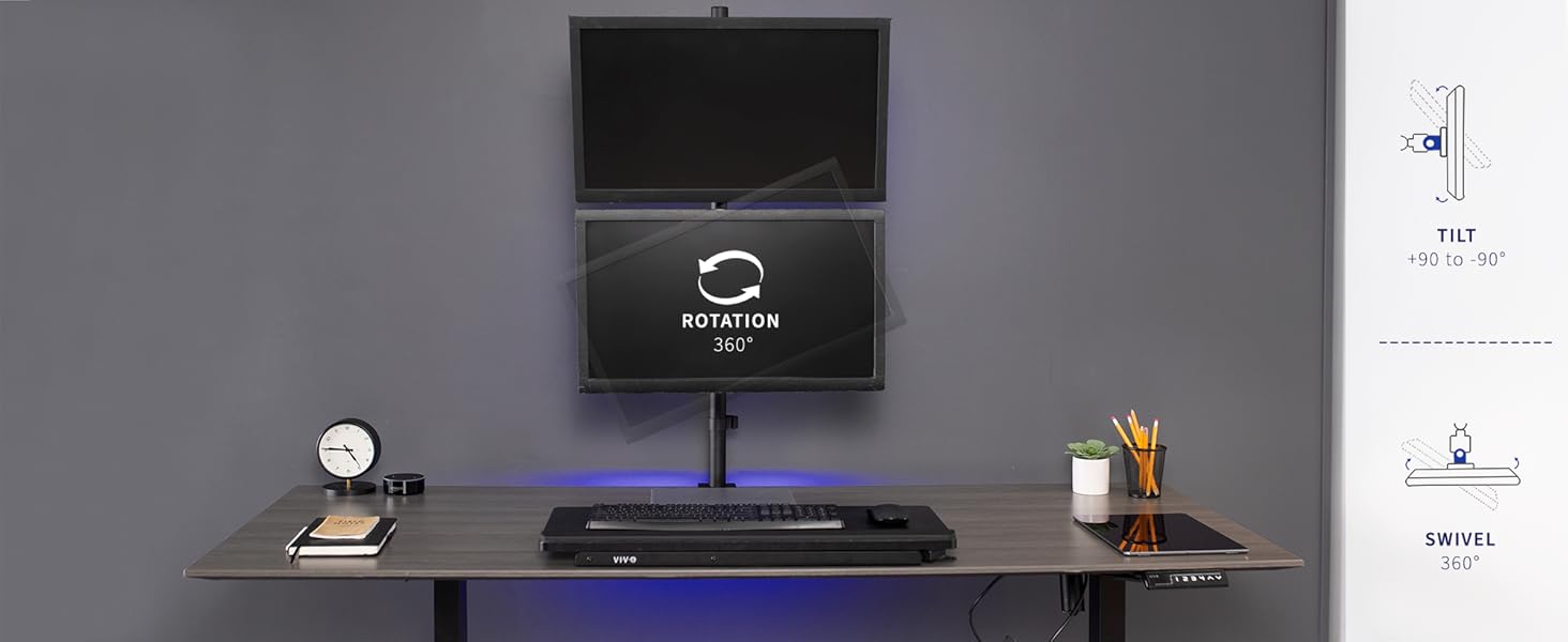 extra tall dual mount