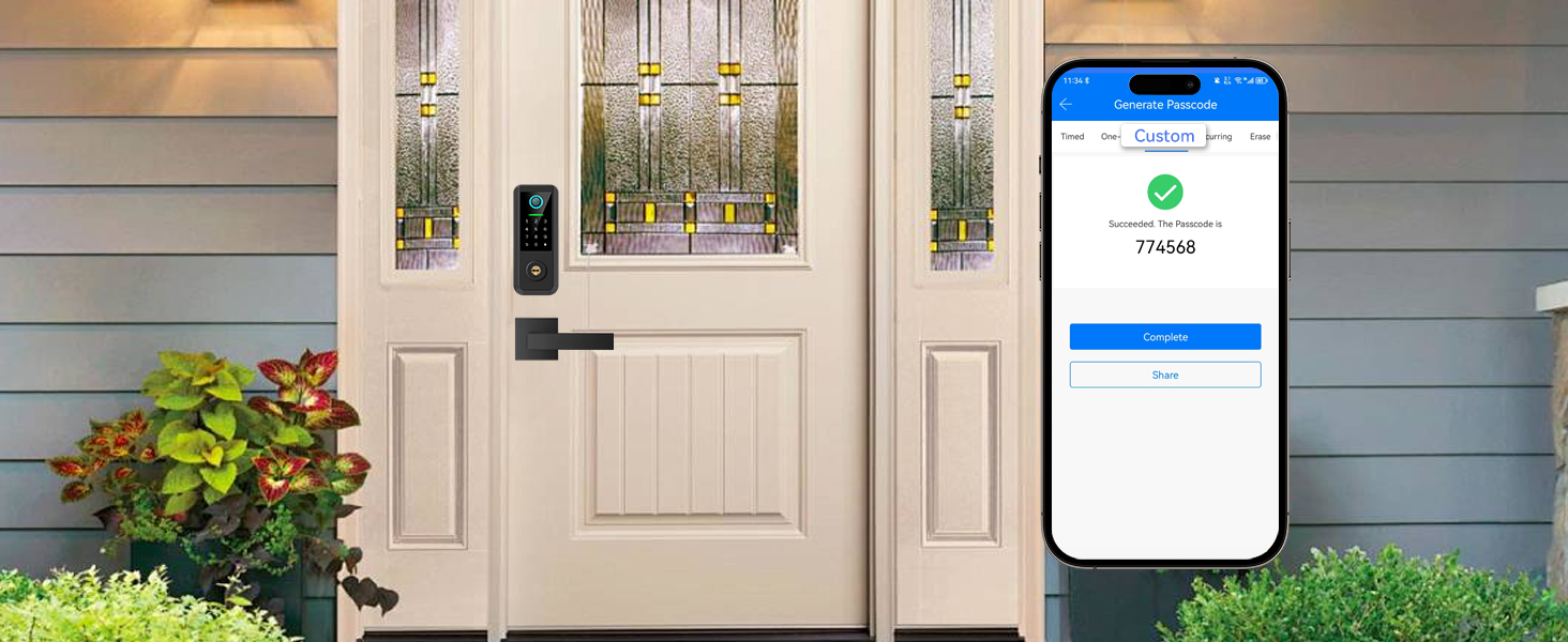 front door lock set keyless entry