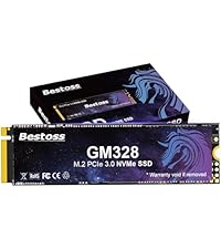 Bestoss 1TB NVMe M.2 SSD PCIe 3.0 2280 Internal SSD Up to 2400MB/s, 3D NAND Dynamic SLC Cache, for S...