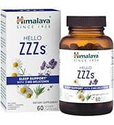 Himalaya Hello ZZZs with GABA, L-Theanine and Melatonin 3mg for Sleep Support and Occasional Slee...