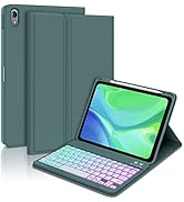 GOOJODOQ 7 Backlit Keyboard Case for iPad 10.9 inch-10th Gen 2022-Bluetooth Keyboard Case for iPa...