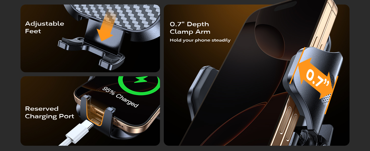 VICSEED phone car mount car cell phone holder phone stand for car iphone holder for car