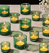 green candle holder