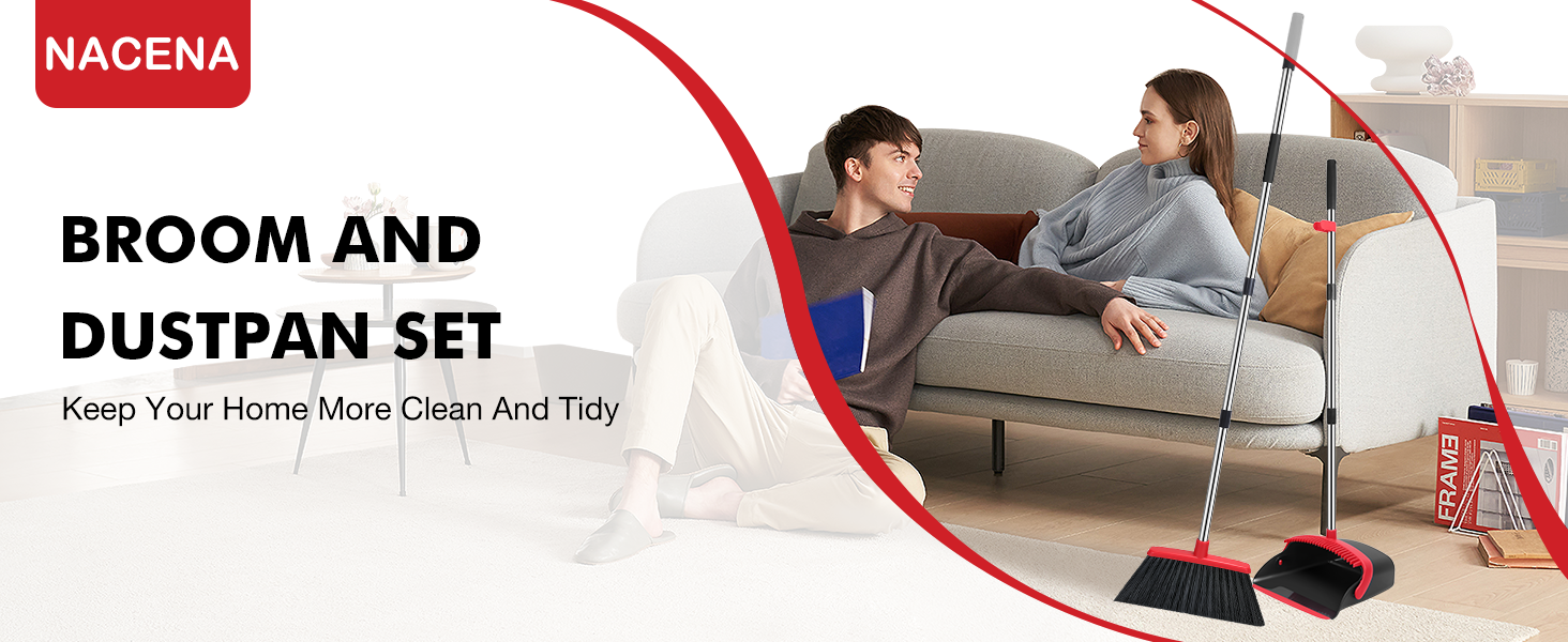 Broom and Dustpan Set