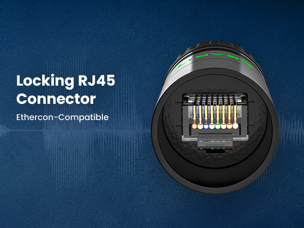 GearIT Cat6 shielded ethernet cable Ethercon compatible