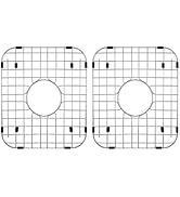 Chinflly 2 PCS Sink Protectors for Kitchen Sink,13.6"x11.6" Stainless Steel Sink Grid Dish Drying...