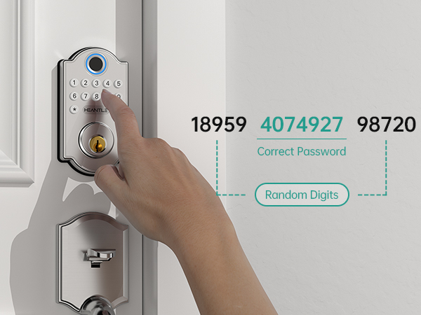 smart front door lock set