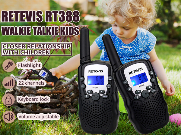 Handheld Walkie Talkies Durable Toy Best Birthday Gifts for 6 Year Old Boys and Girls