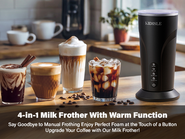 4 in 1 milk frother