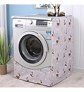 Washer/Dryer Cover for Front Load Washing Machine Cover Waterproof Dustproof Sun-Proof and Anti-U...
