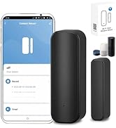WiFi Door Sensor,Smart Door Open/Closed Detectors,2.4G WiFi Door Sensor, Tuya/Smart Life Contact ...