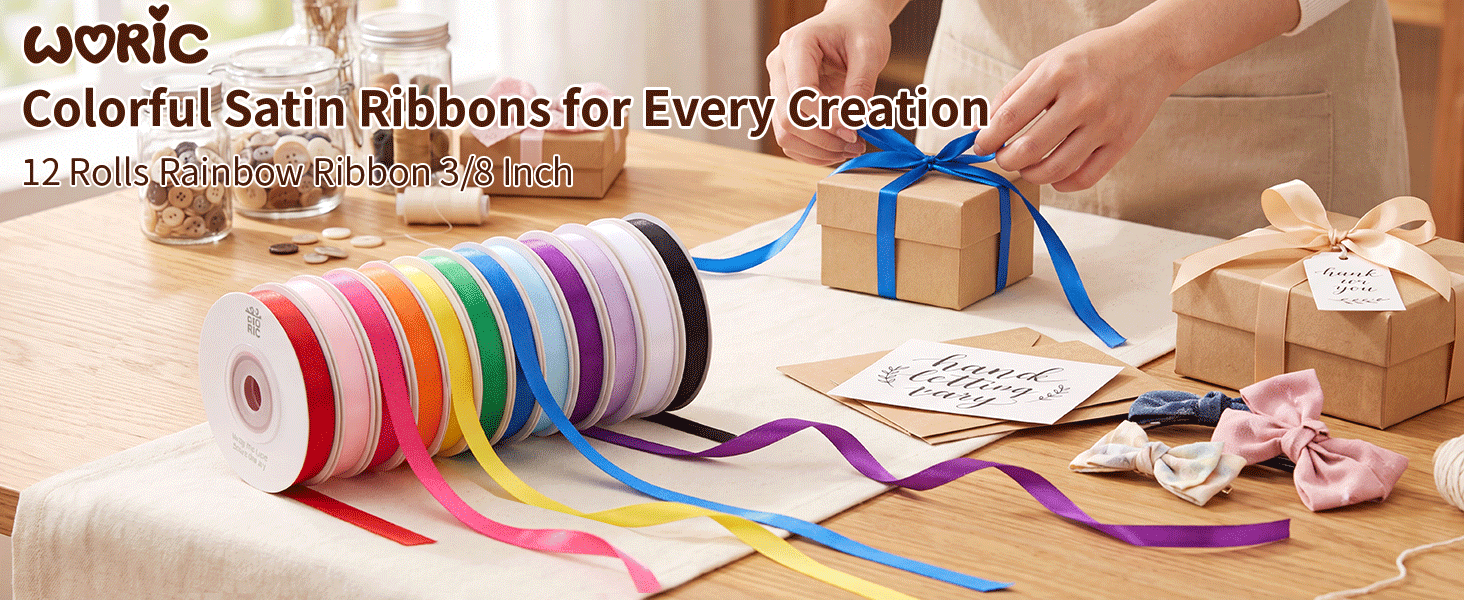 Rainbow Ribbon 12 Colors