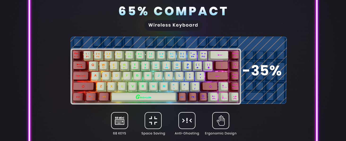 wireless gaming keyboard