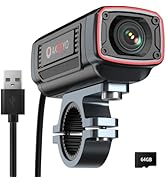 AKEEYO AKY-710S Motorcycle/Bike Camera 4K 28fps, 2K 55fps, Wide-Angle 142°, IP67, 5MP, Loop &amp; Eme...
