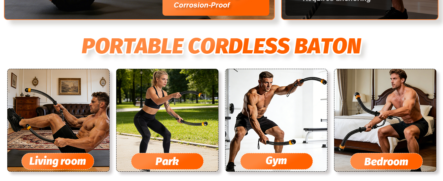 Ropeless Battle Ropes