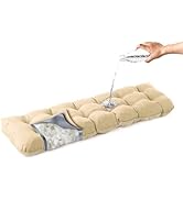 IPYNBAP Outdoor Tufted Bench Cushion, Waterproof Patio Furniture Cushion, Stitched Couch Cushions...