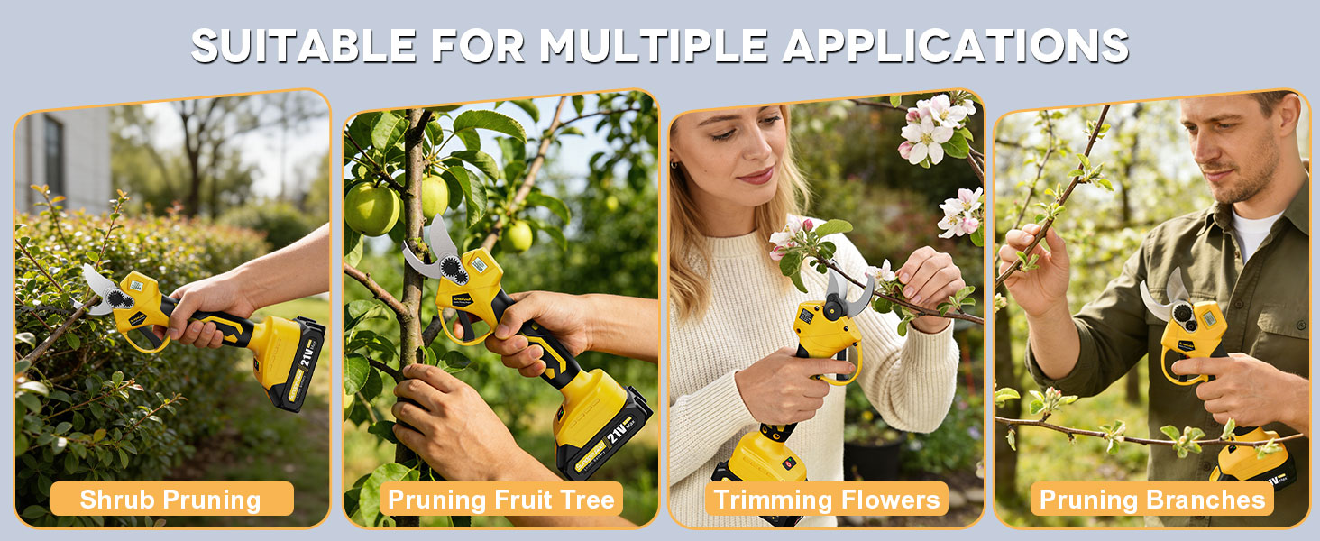 cordless electric pruning shears