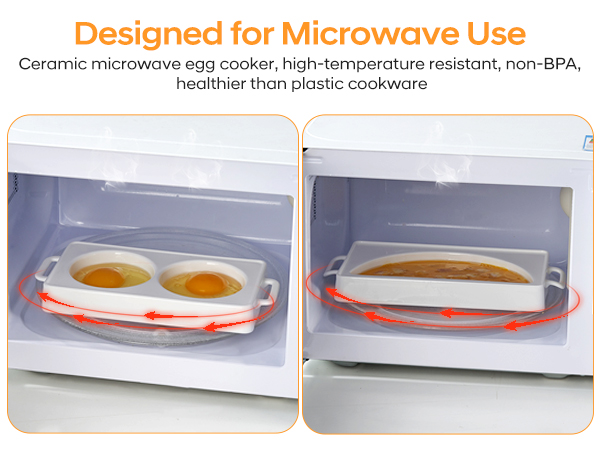 Ceramic Microwave Egg Cooker
