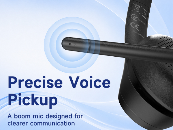 AOC Wireless Headset with Precise Voice