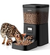 Espelho Automatic Cat Food Dispenser: Automatic Cat Feeder- 4L Timed Pet Feeder 1-6 Meals Portion...
