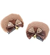 Mobestech Hair Clip, 1 Pair Bear Ear Hair Clips, Hair Clips for Women, Halloween Ear Clips, Girl ...