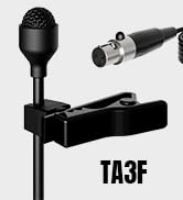 JK MIC-J 044 Lavalier Lapel Microphone Compatible with AKG SAMSON Wirelress Bodypack Transmitters