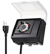 SURAIELEC Mechanical Pool Timer for Above Ground Pools, NEMA 5-15R Plug-in 24-Hour Timer with Dua...