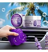 Car Cleaning Gel Reusable 2Pack - Lavender Scent Dust Cleaning Putty Keyboard Slime for Car Inter...