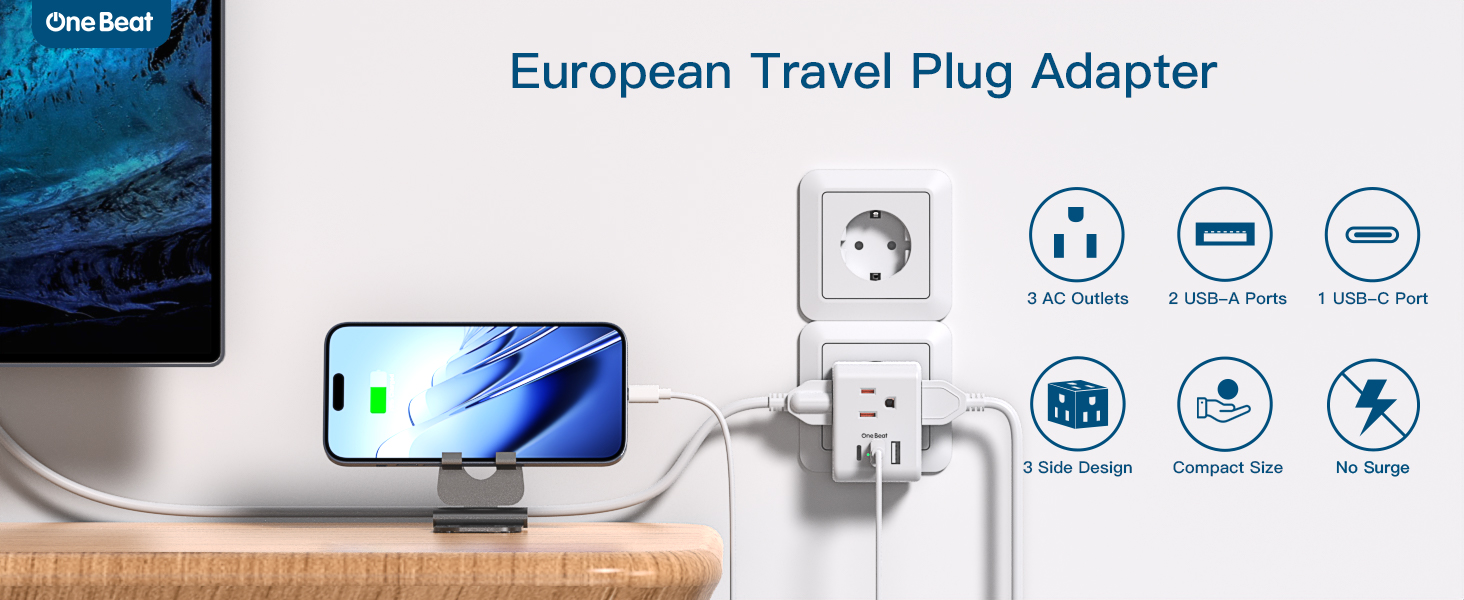 European Travel Plug Adapter