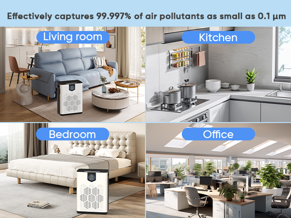 air purifiers for living room kitchen bedroom office