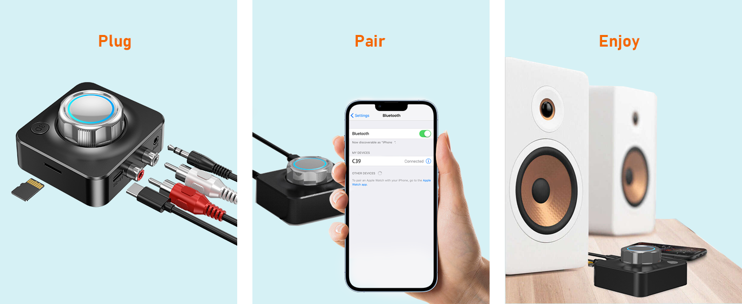 How to connect with Bluetooth Audio Adapter