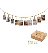 MiimGogo Hanging Photo Display with Clips, Teenage Teen Girl Gifts NO DIY Bedroom, Dorm, Nursery ...